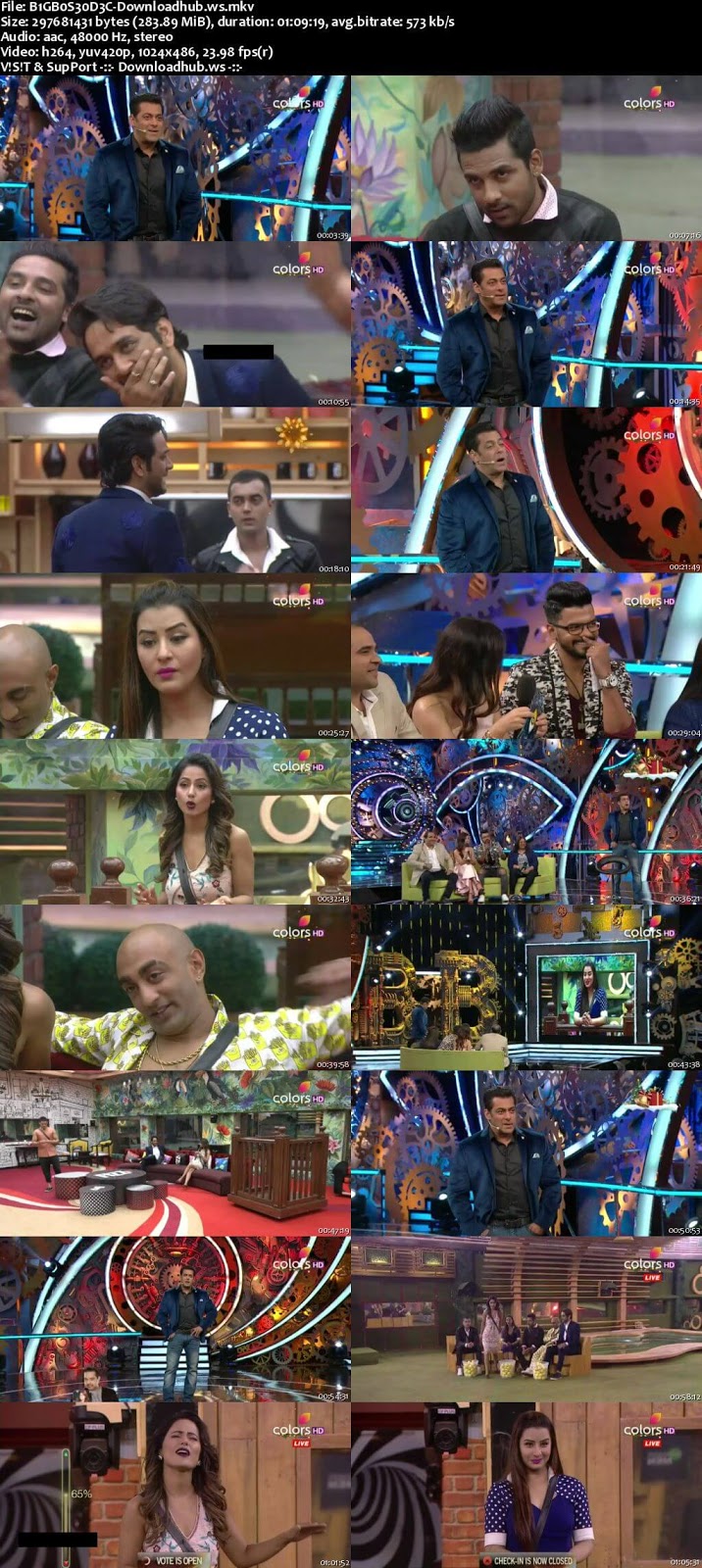 Bigg Boss 11 30 December 2017 Episode 90 HDTV 480p