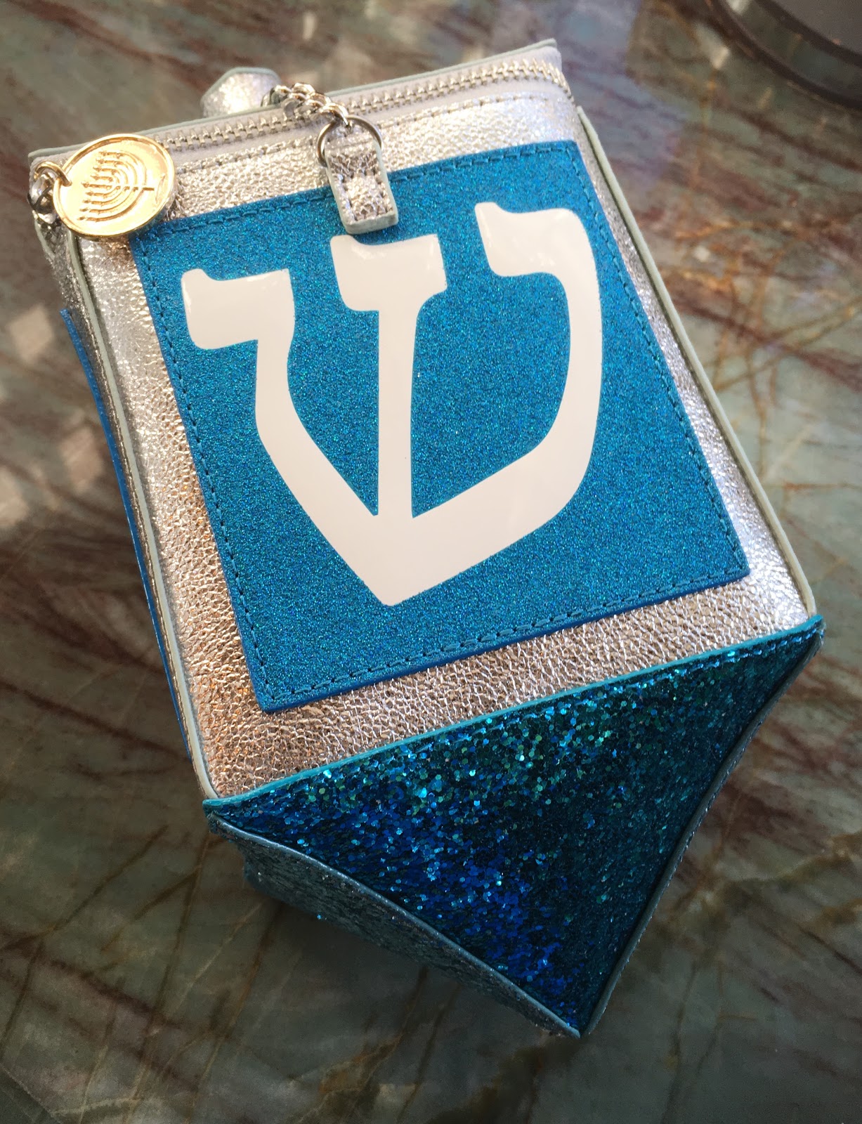 betsey johnson dreidel purse