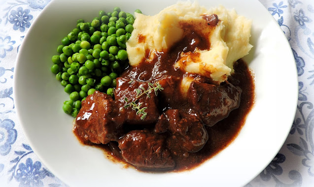 Braised Brisket with Stout & Onions