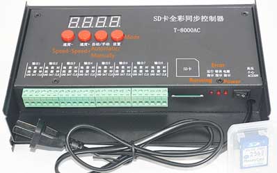 T-8000 T-8000AC T-8000C T-8000A-TTL Pixel LED Tutorial - Learn It Step ...