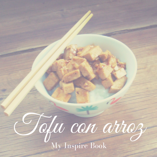 Tofu con arroz! / Tofu and rice!