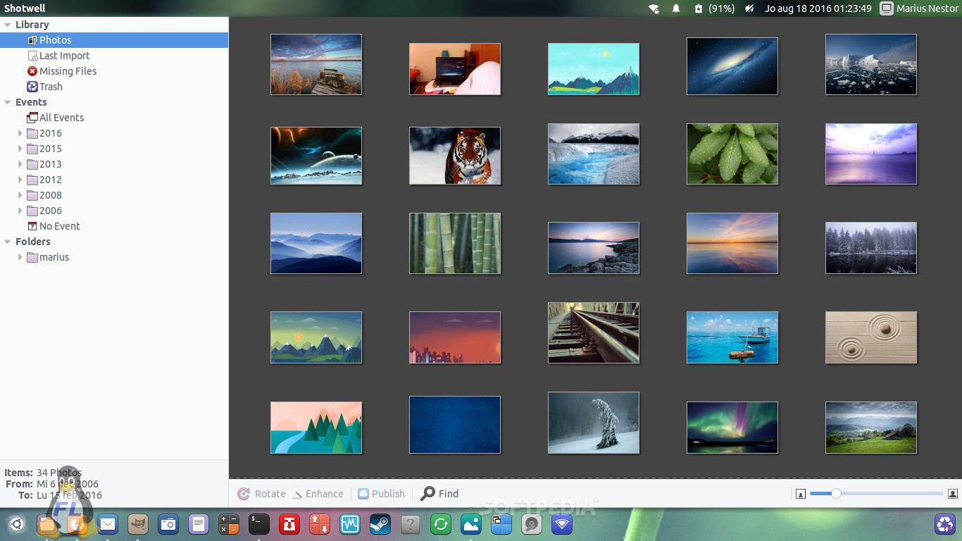 Картинки idimager photo supreme. Аналог imovie. Shotwell ubuntu. Last import. Simply linux.