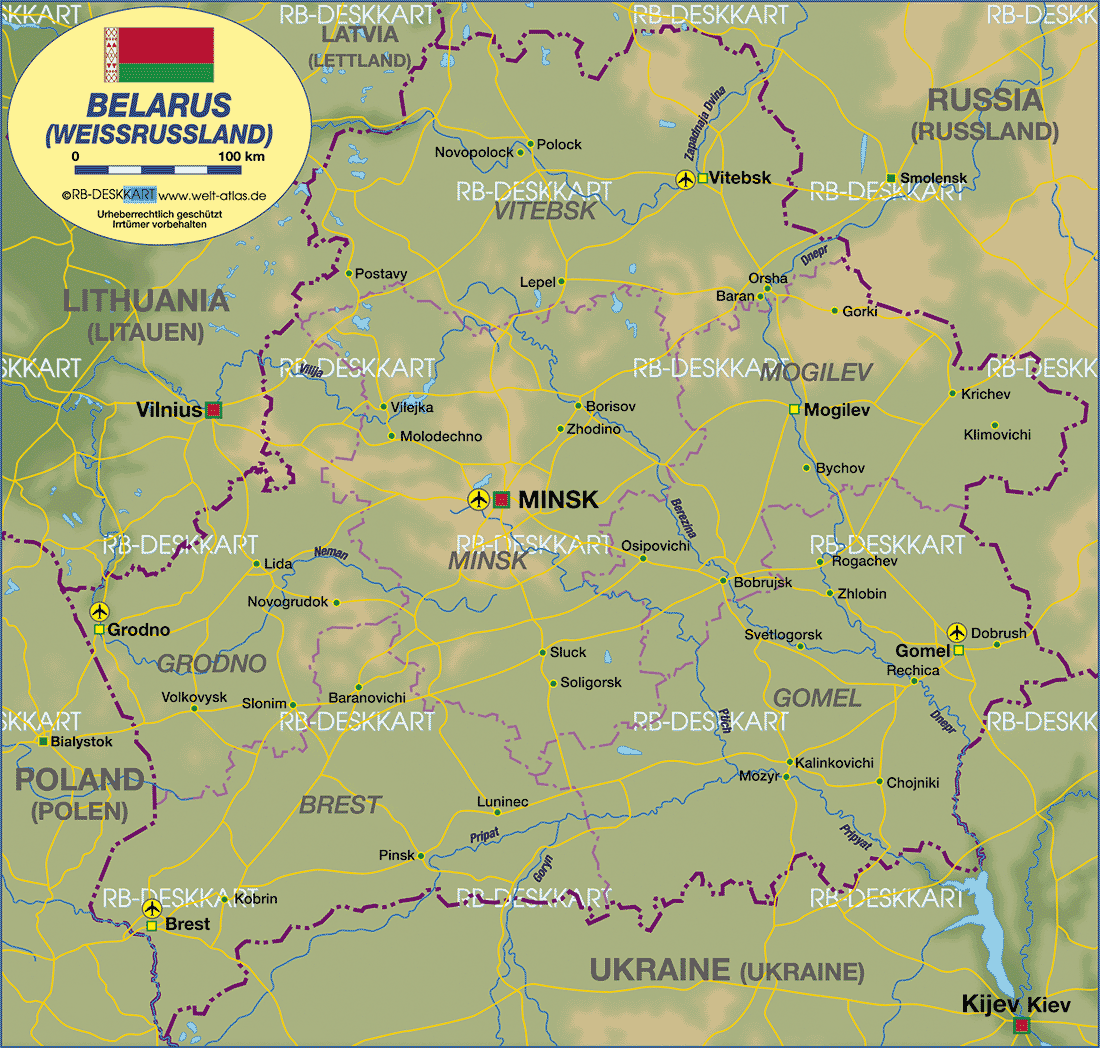 Mapamundi Bielorrusia