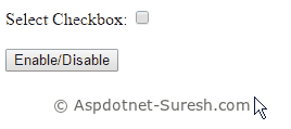 Output Demo for Angularjs Enable Disable Button based on Checkbox Selection Example