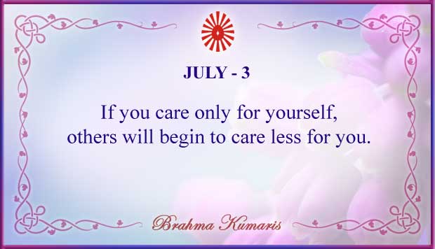July 3 Thought For The Day July 3