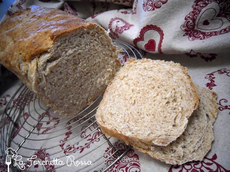 La Forchetta Rossa Pan Brioche con farina integrale