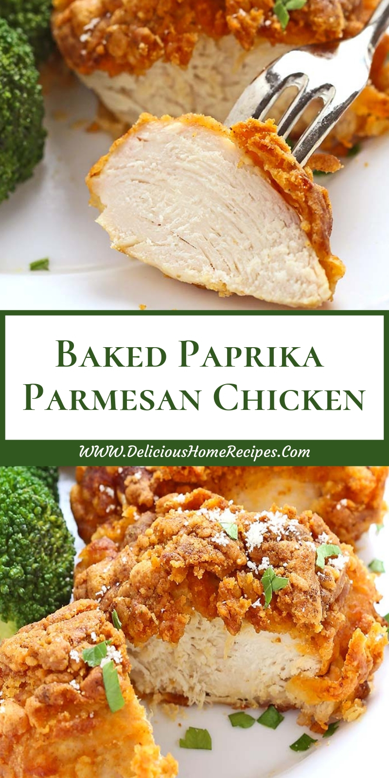 Baked Paprika Parmesan Chicken Baked Paprika Parmesan Chicken