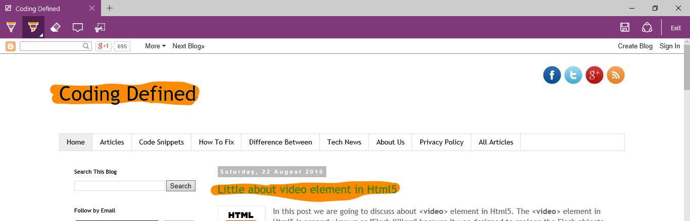 Create Web Note in Microsoft Edge Browser in Windows 10 - Coding Defined