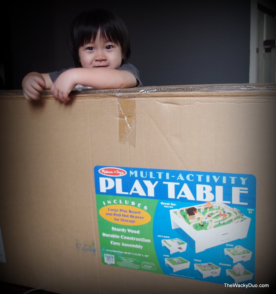 Melissa & Doug Multi Activity Play Table [Review] -  -  Singapore Wacky Digital Underground Outpost