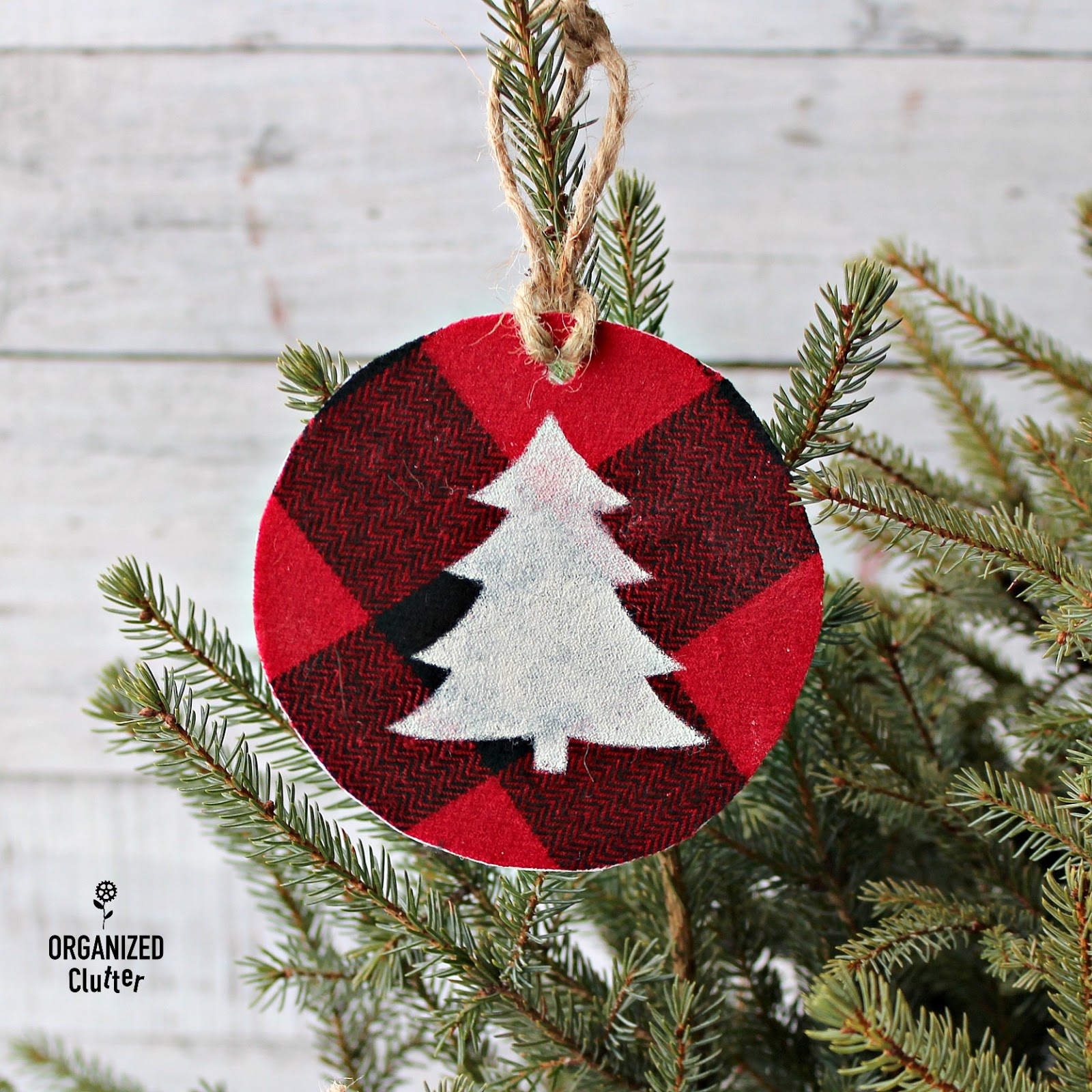 DIY Fabric Ornaments With Stencils From Joann Fabrics Organized Clutter