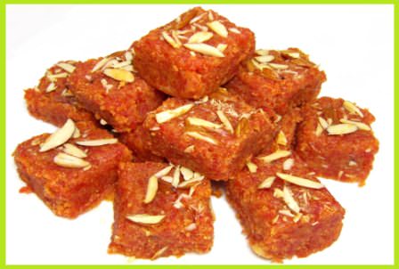 Gajar Barfi Recipe in Hindi