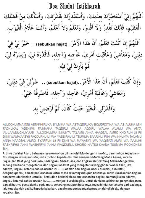 Waktu Pelaksanaan Doa Setelah Shalat Istikharah Jodoh ...