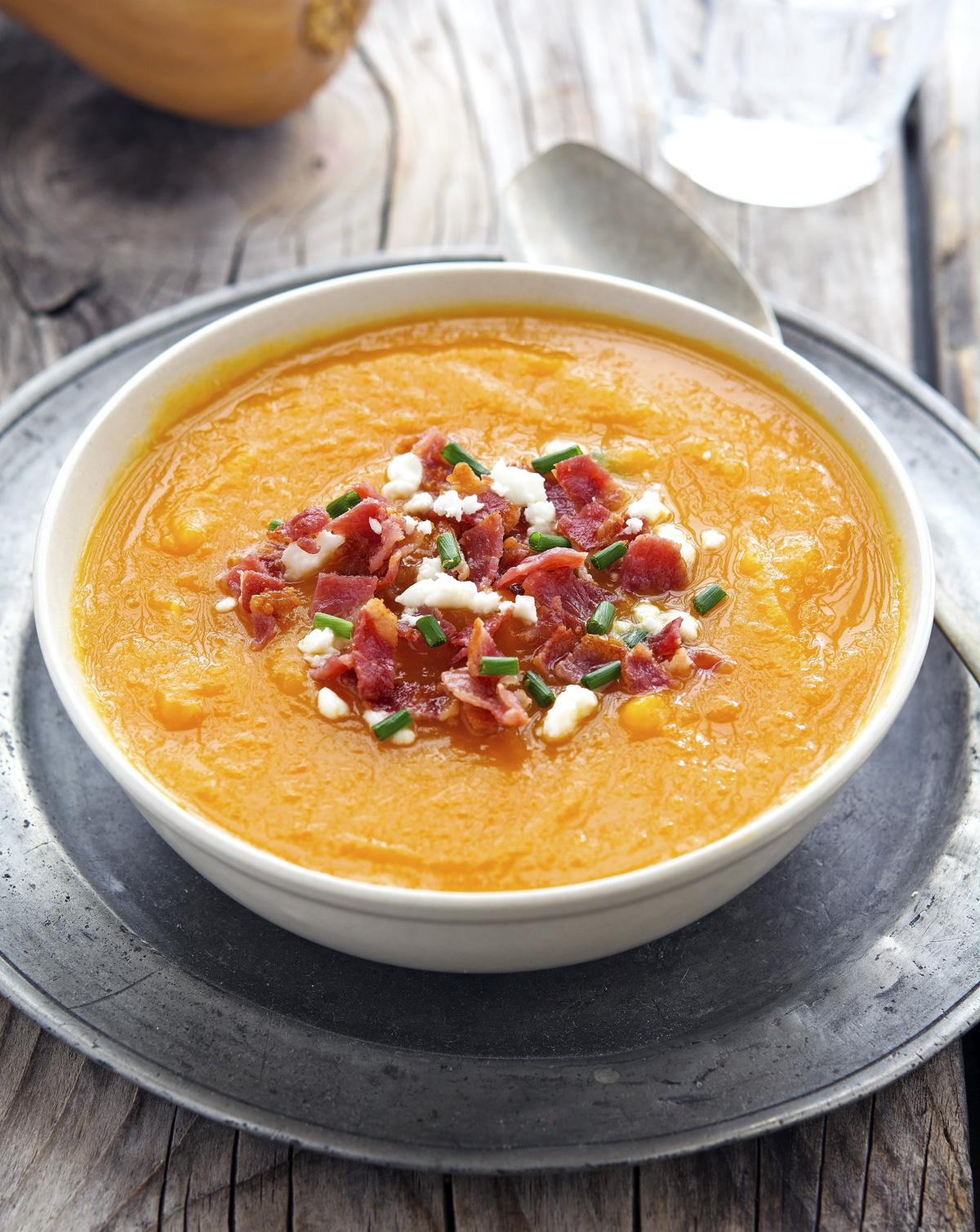 The Iron You: Roasted Butternut Squash and Bacon Soup