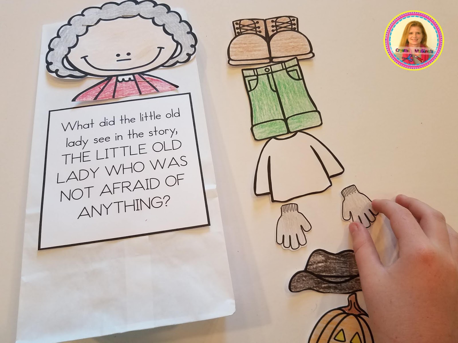 The Little Old Lady Who Was Not Afraid of Anything (Story Sequencing