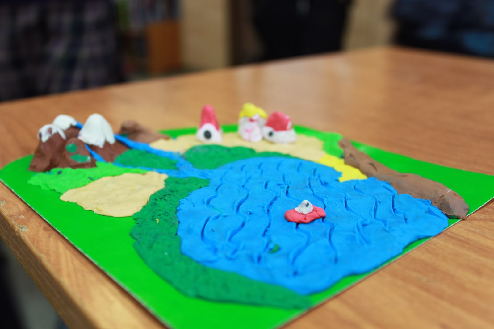 Макет страны из пластилина 2 класс