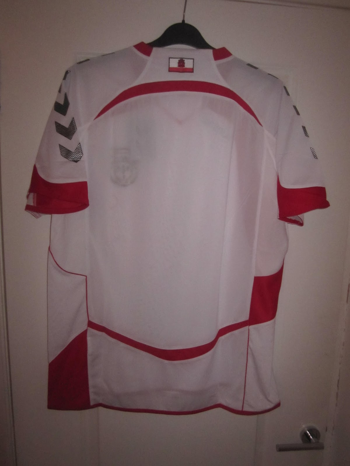 My collection of football shirts Gibraltar Away 2010