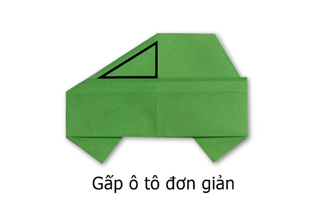Hướng dẫn cách gấp xe ô tô Matiz bằng giấy đơn giản - Xếp hình Origami với Video clip 