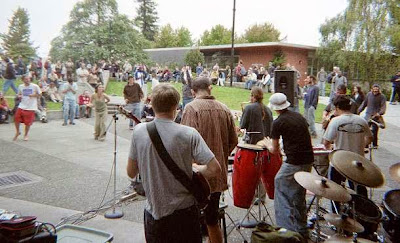 music students at Humboldt State University in Arcata