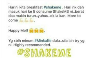 5 Hari Consume Shake Me