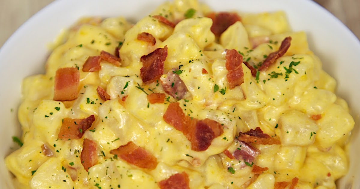 Slow Cooker Cheesy Bacon Potatoes Plain Chicken