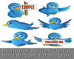 bird widget flying blogger