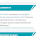 Cara Memasang Widget Komentar di Blogspot