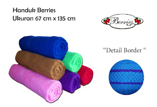 HANDUK BERRIES UKURAN 65 X 135 CM HANDUK BERRIES UKURAN 65 X 135 CM