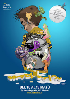 Cartel del Festival Internacional de Cine de Animación MADIMATION 2012