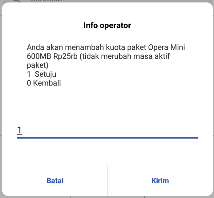 Internet Gratis XL Opera Mini