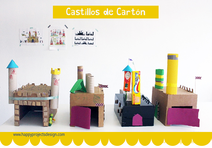DIY castillos de cartón