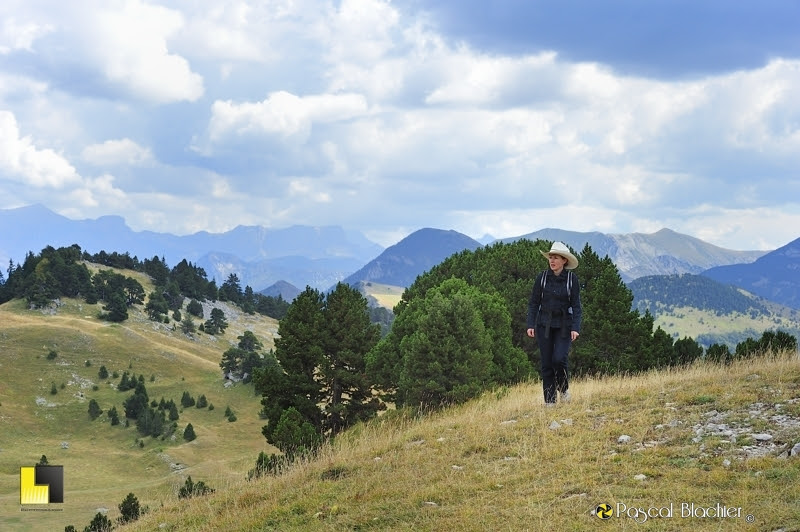 valerie blachier randonnée sur le vercors photo Pascal Blachier