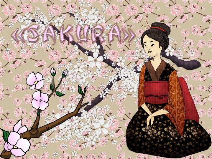 Японская песня сакура. Японский народный Сакура. Вишня японская народная. Композиция японская вишня. Народные праздник Японии рисунок.