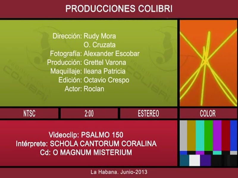Schola Cantorum Coralina - ¨Psalmo 150¨ - Videoclip - Dirección: Rudy Mora - Orlando Cruzata. Portal Del Vídeo Clip Cubano - 10 Schola Cantorum Coralina - ¨Psalmo 150¨ - Videoclip - Dirección: Rudy Mora - Orlando Cruzata. Portal Del Vídeo Clip Cubano - 10