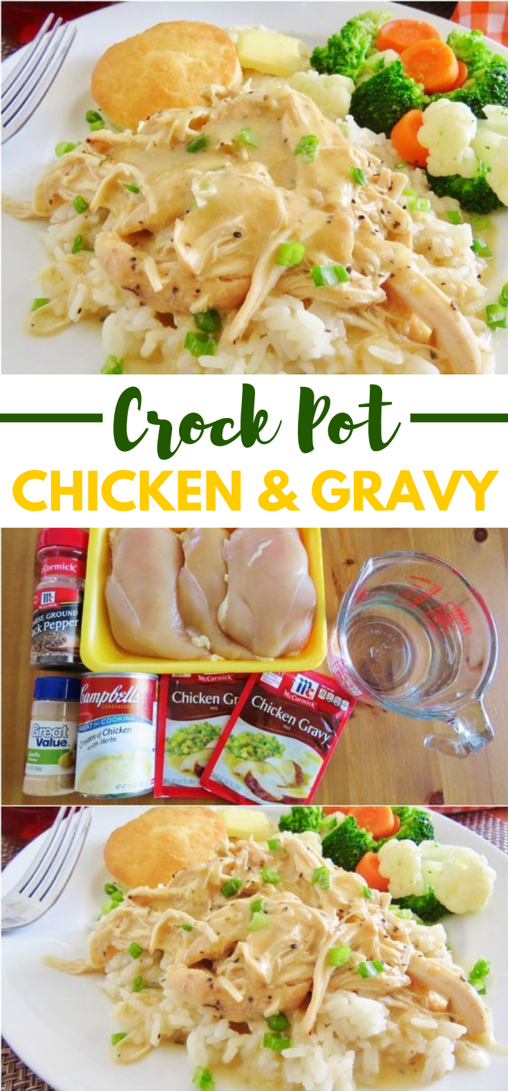 Crock Pot Chicken and Gravy Crock Pot Chicken and Gravy