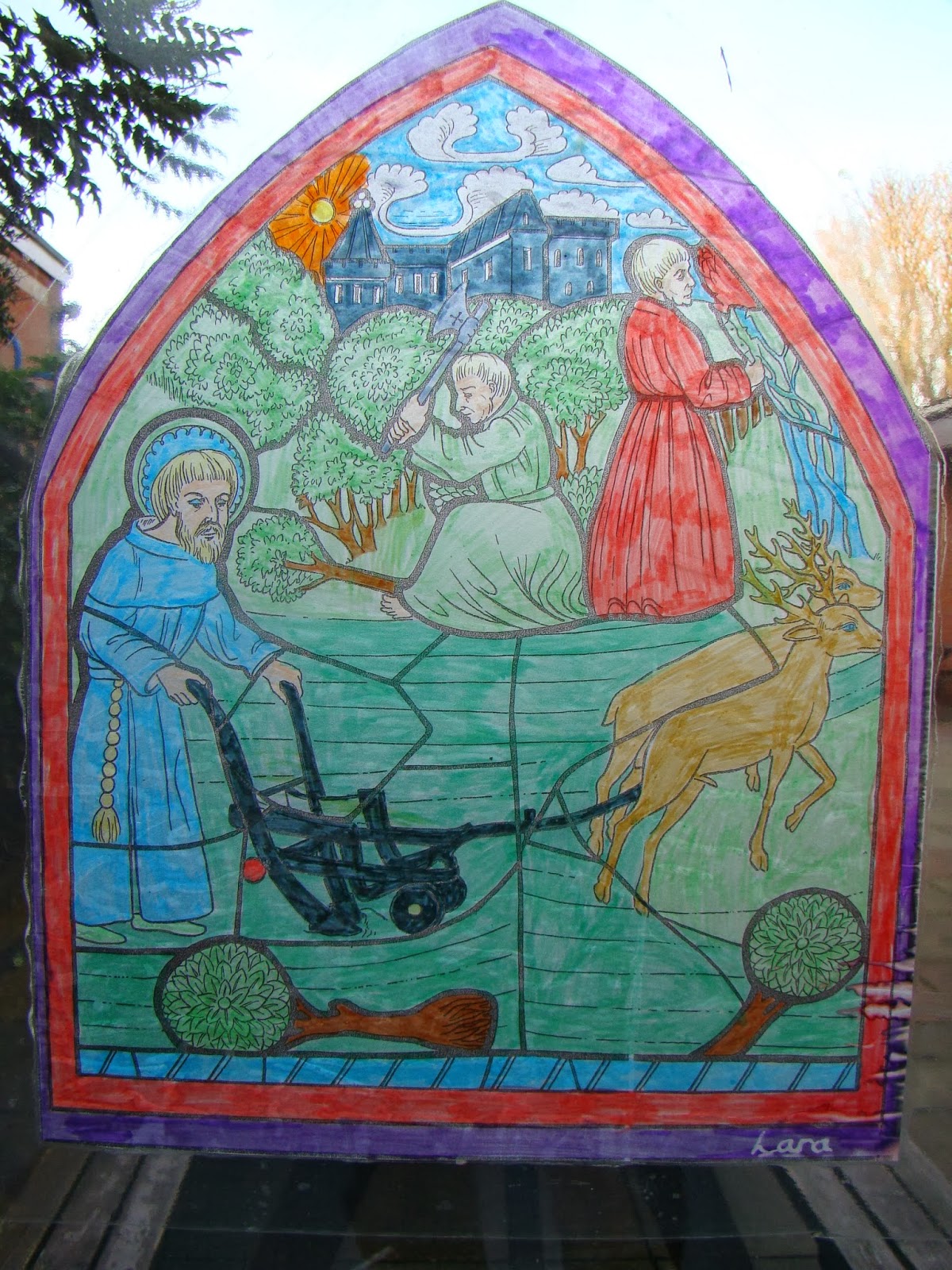 Hitcham's Blog Stained Glass Windows in School