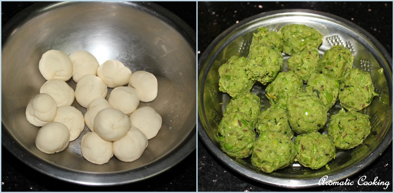 Aromatic Cooking Gujarati Matar Kachoris, Green Peas Kachoris