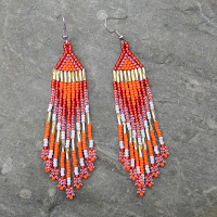 Серьги из бисера украшения от Anabel