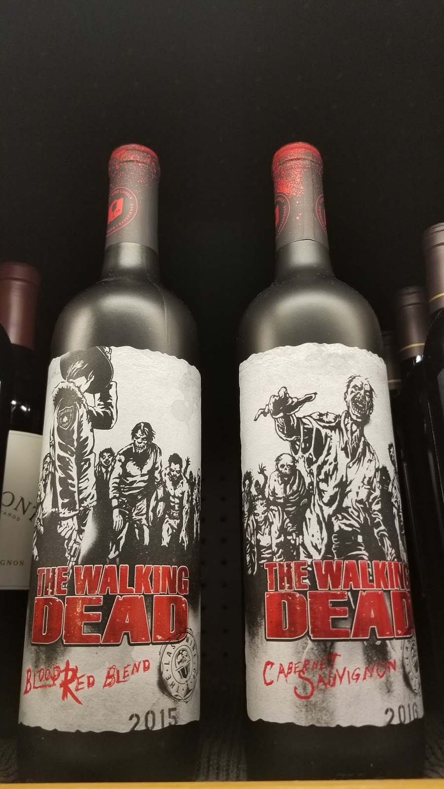 The Walking Dead wine with Living Wine Labels augmented reality app 