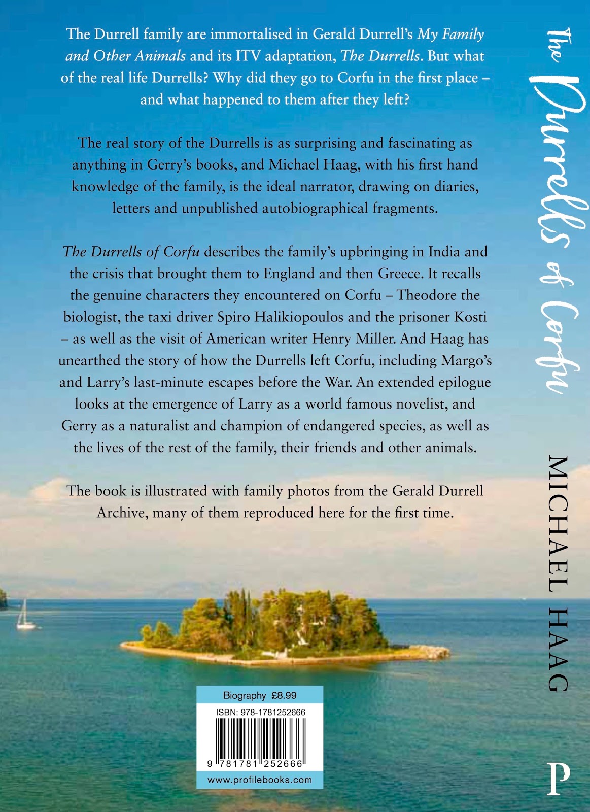 Michael Haag The Durrells of Corfu Straight into Paperback