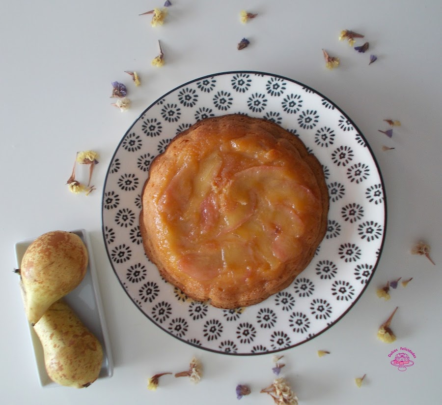 Tarta de queso y pera muy fácil