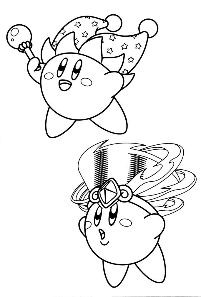 Coloring Page Kirby Kirby Fight Coloring Pages Kids Coloring Pages