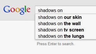 google poem shadows