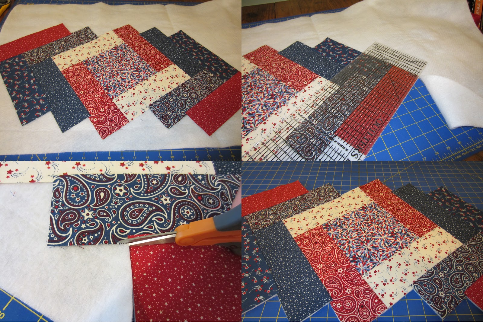 My Patchwork Quilt: PATRIOTIC TABLE RUNNER