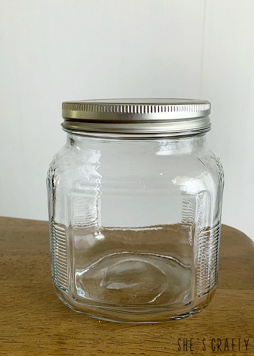 graduation advice jar - screw top glass jar