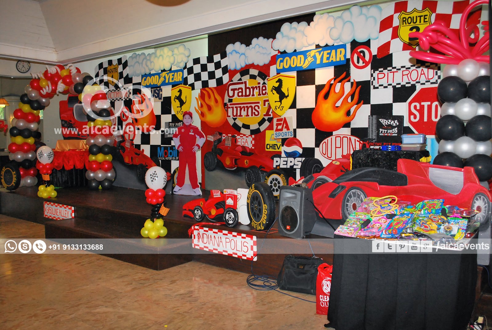Aicaevents India Car Themed Birthday Party aicaevents-india-car-themed-birthday-party