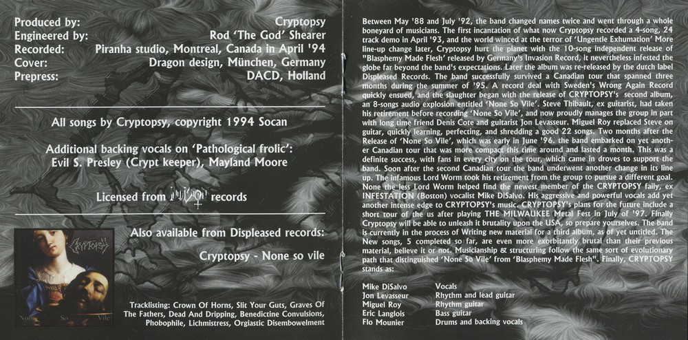 Sinta A Escuridao Metal Blog Cryptopsy Blasphemy Made Flesh cryptopsy blasphemy made flesh