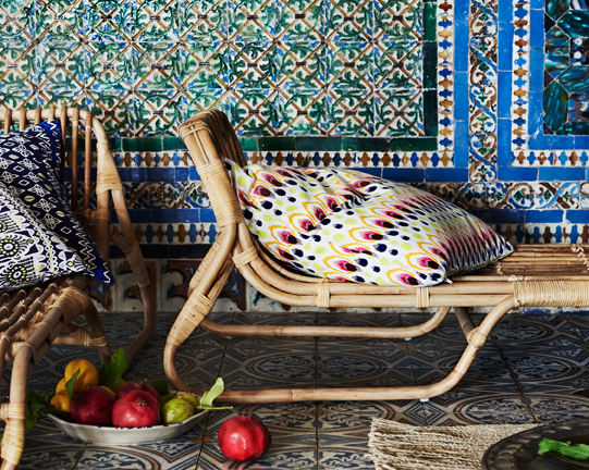 Jassa Ikea collection capsule rotin via Nat et nature