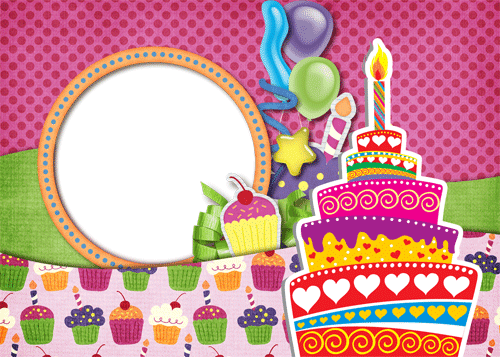 Marco con tarta de cumpleaños 