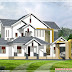 Contemporary India home elevation - 2850 Sq.Ft.