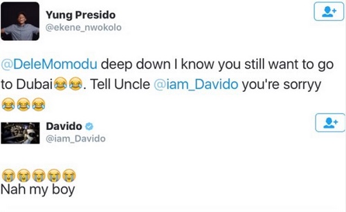 Davido Again Takes A Swipe At Dele Momodu Davido Again Takes A Swipe At Dele Momodu